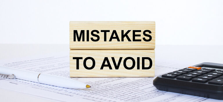 Mistakes To Avoid Text Concept Written On Wooden Cubes Blocks